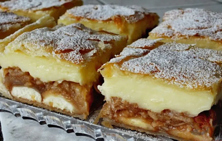 Blätterteig mit Apfel und Pudding – Einfach & Lecker