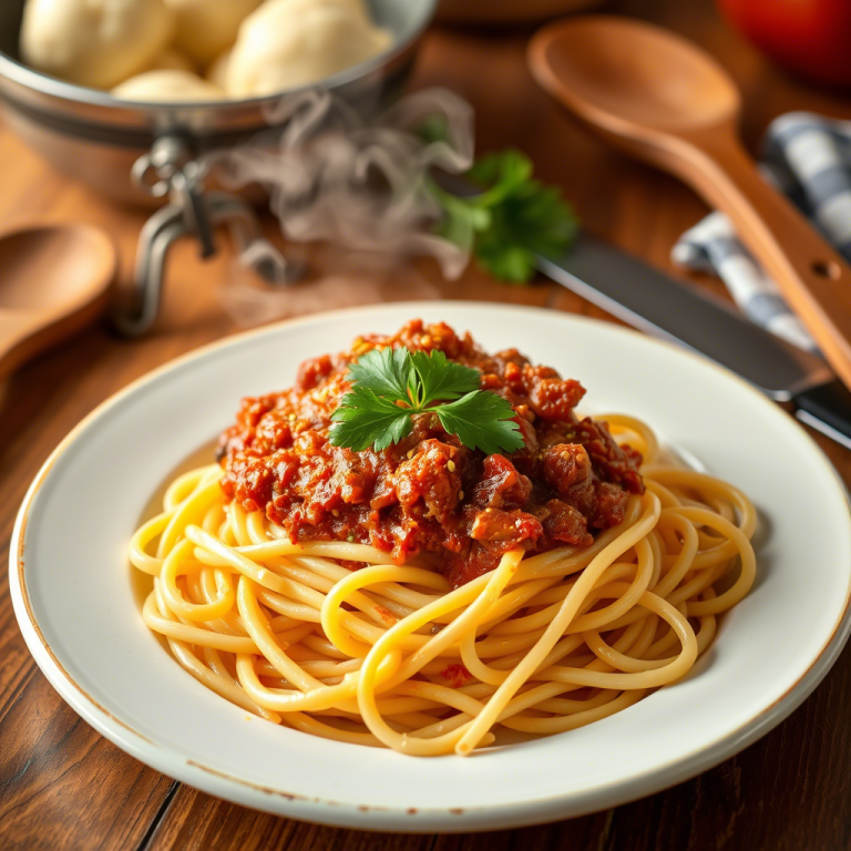Klassische Spaghetti Bolognese