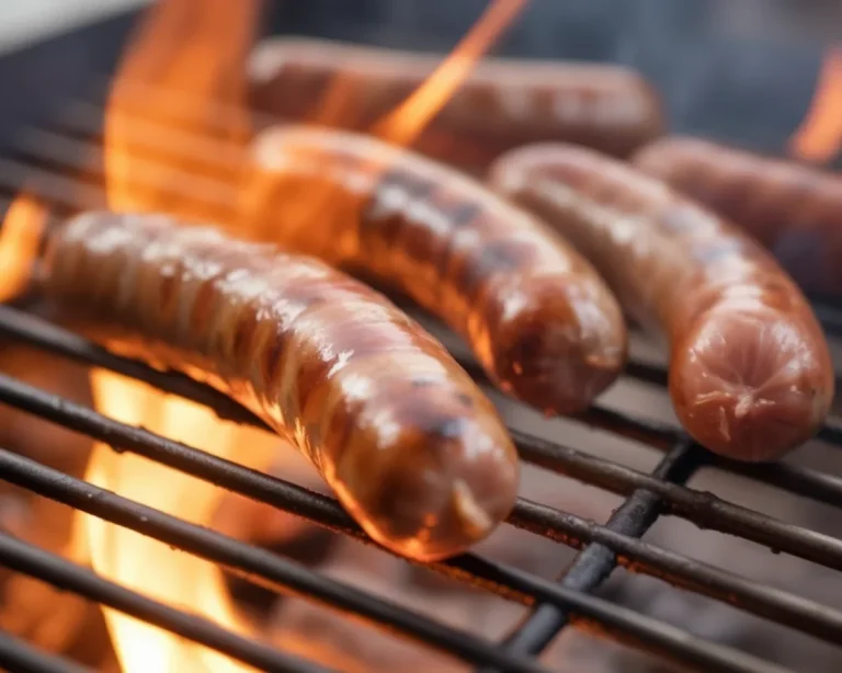 Bratwurst - eine saftige deutsche Wurst aus hochwertigem Fleisch, perfekt für Grillabende.