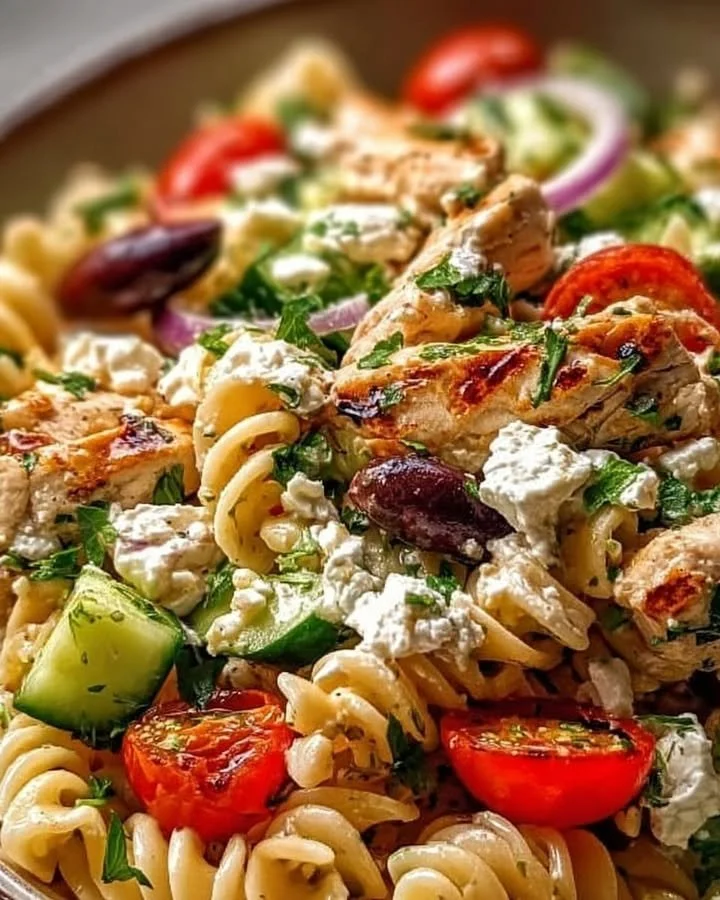 Bunter Sommer-Salat mit frischen Zutaten und Dressing