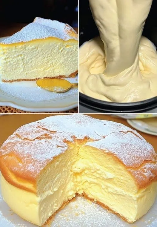 Wolkenkuchen Rezept ohne Mehl in einer schönen Backform