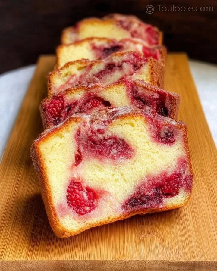 Himbeer-Marmorkuchen mit saftiger Marmor- und Himbeerschicht