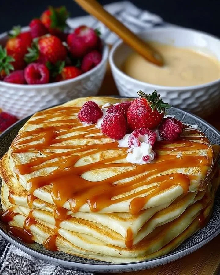 Gesunde und schnelle Pfannkuchen für Fitness-Fans in nur 10 Minuten.