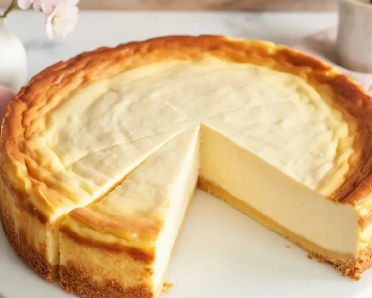 Käsekuchen mit Quark und Mürbeteig - Ein köstliches Rezept.