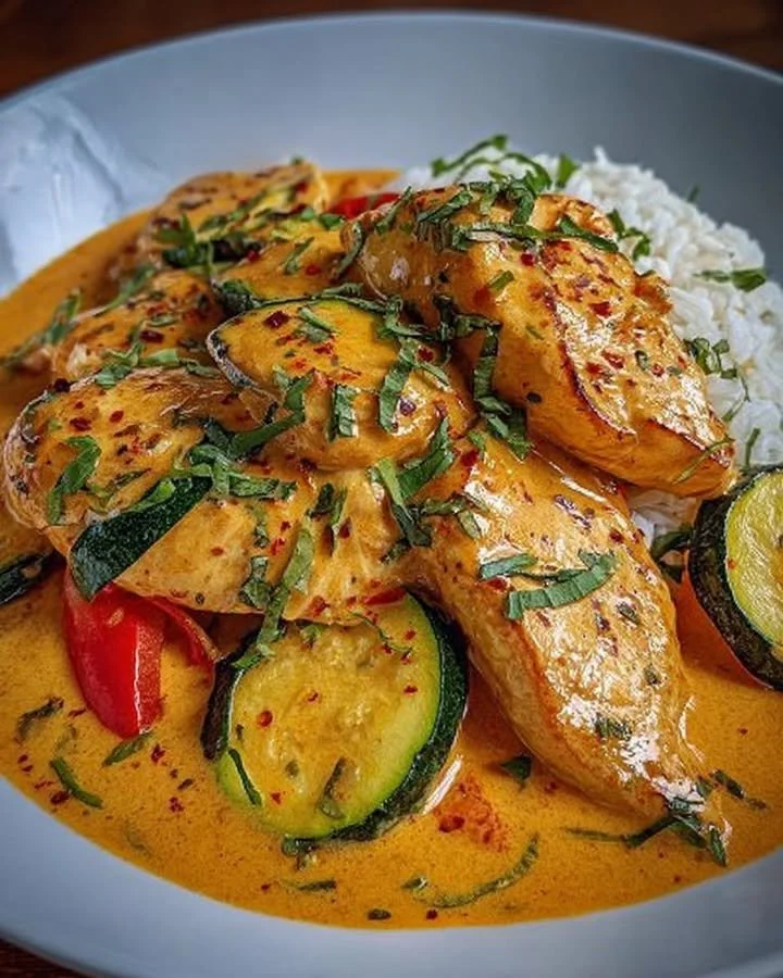 Köstliches Hähnchen Gericht, schnell und einfach in 20 Minuten zubereitet