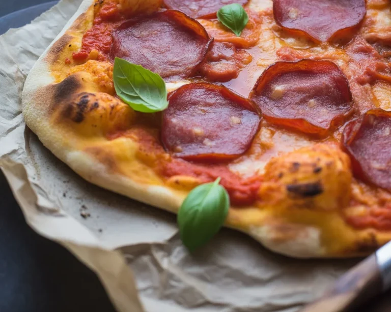 Hausgemachter Pizzateig für verschiedene Pizzavariationen und -methoden.
