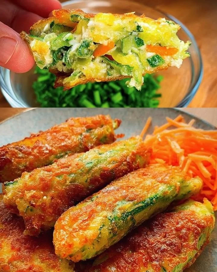 Leckere und knusprige Zucchini-Sticks auf einem Teller serviert