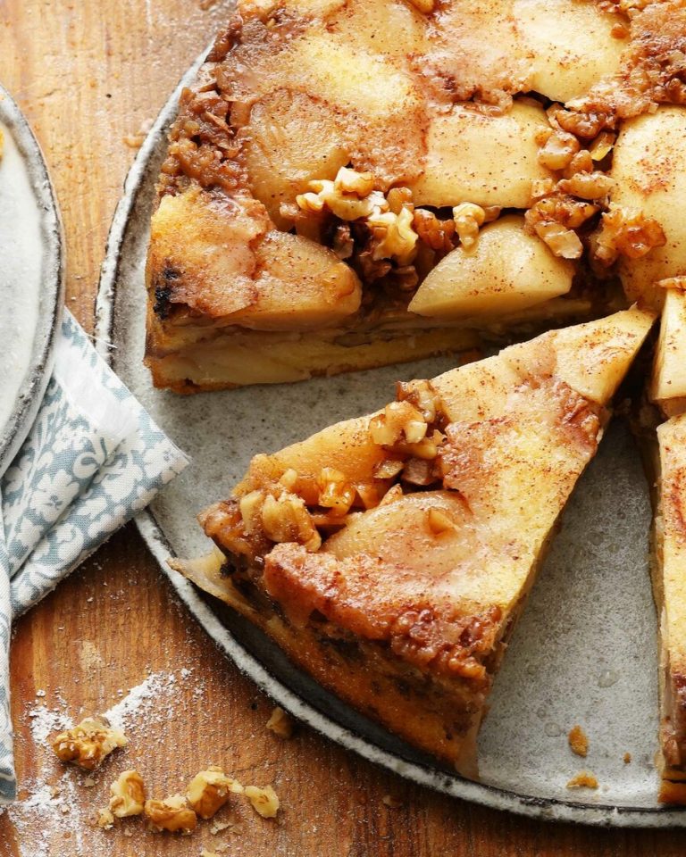 Apfel-Karamell-Kuchen ❤️ 🍎