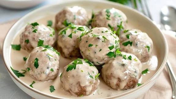 🍖 Königsberger Klopse – Fleischklöße in Kapernsauce