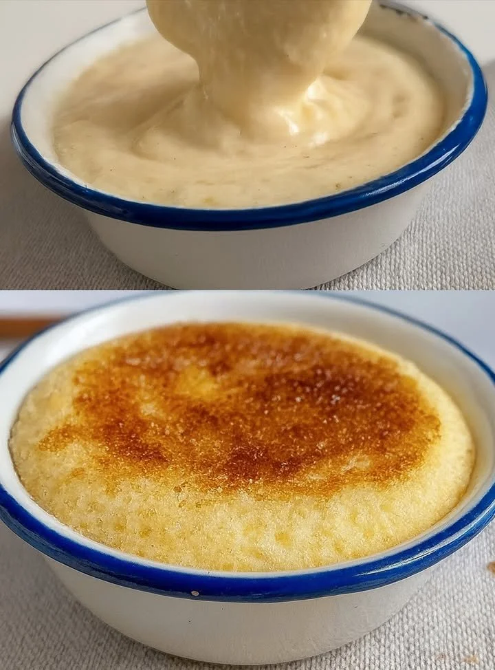 Schüssel mit Grießbrei wie von Oma zubereitet
