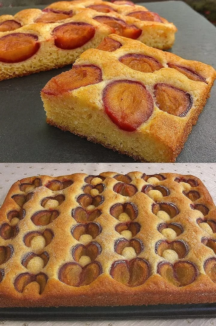 Leckerer Pflaumenkuchen mit saftigen Pflaumen und zartem Teig