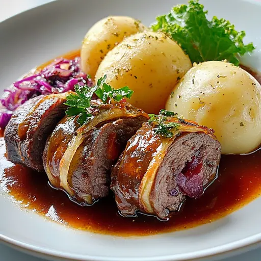 Hausgemachte Rinderrouladen – Traditionelles deutsches Rezept wie bei Oma