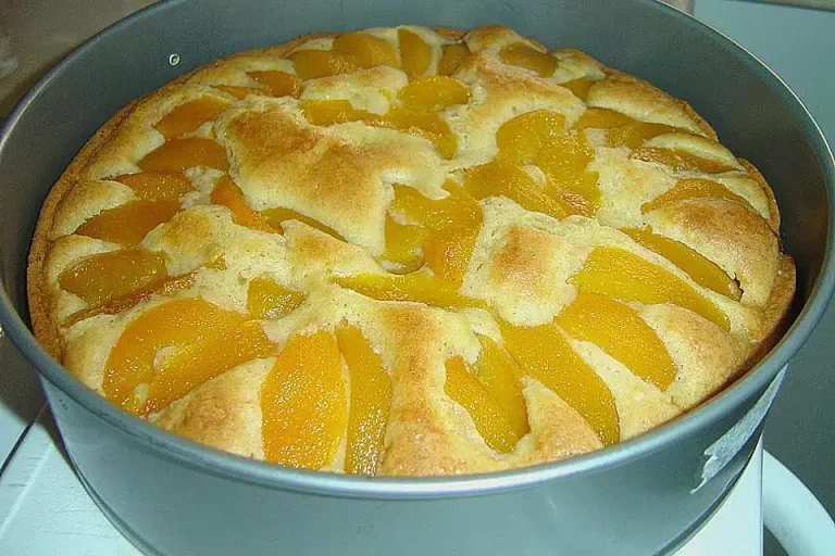 Pfirsich-Vanillekuchen – sehr saftig & einfach himmlisch!