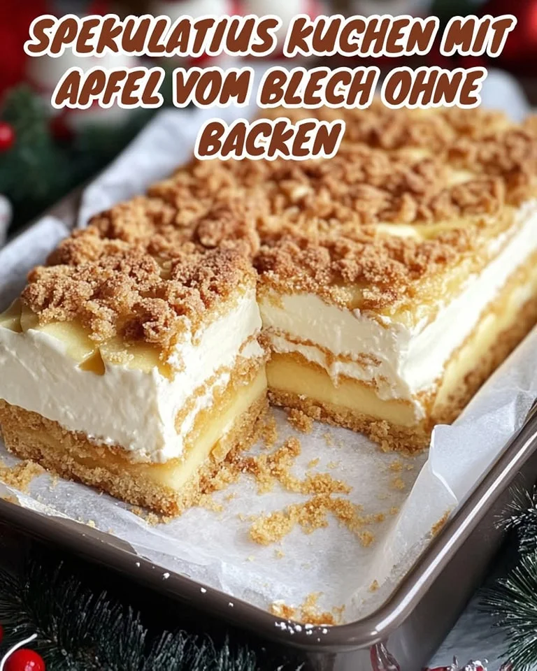 Spekulatius-Apfelkuchen – Cremig & Festlich!