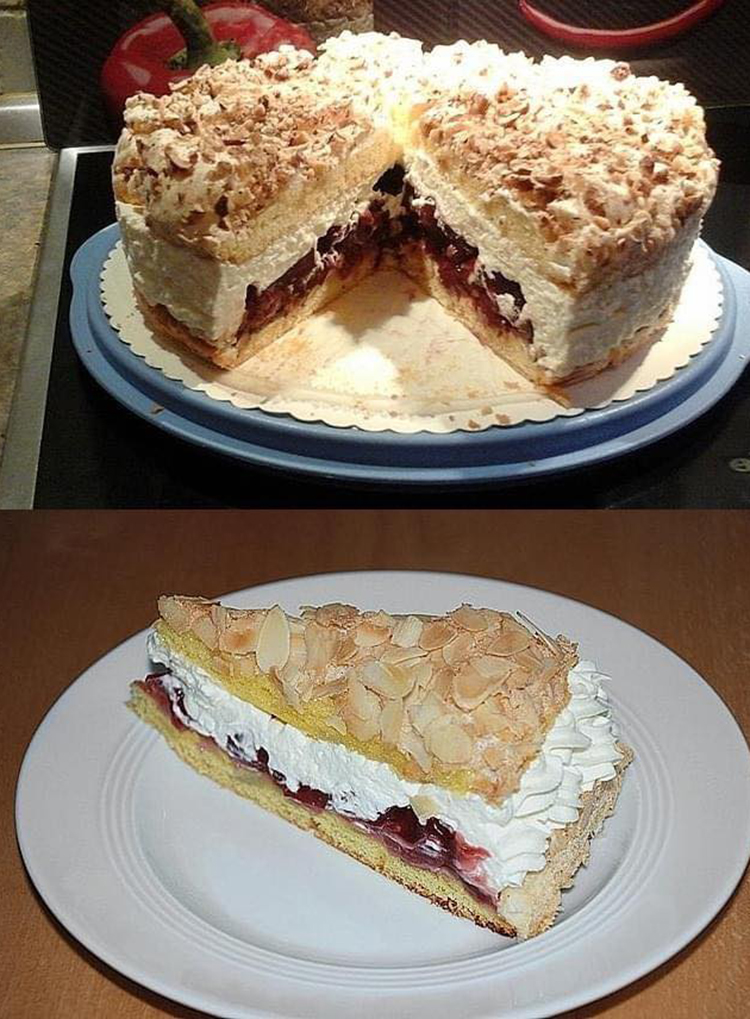 Himmelstorte mit Kirschen – himmlisch lecker und einfach gemacht