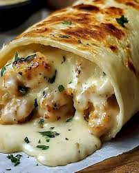 Käse-Knoblauch Chicken Wraps – saftig, knusprig & voller Geschmack!