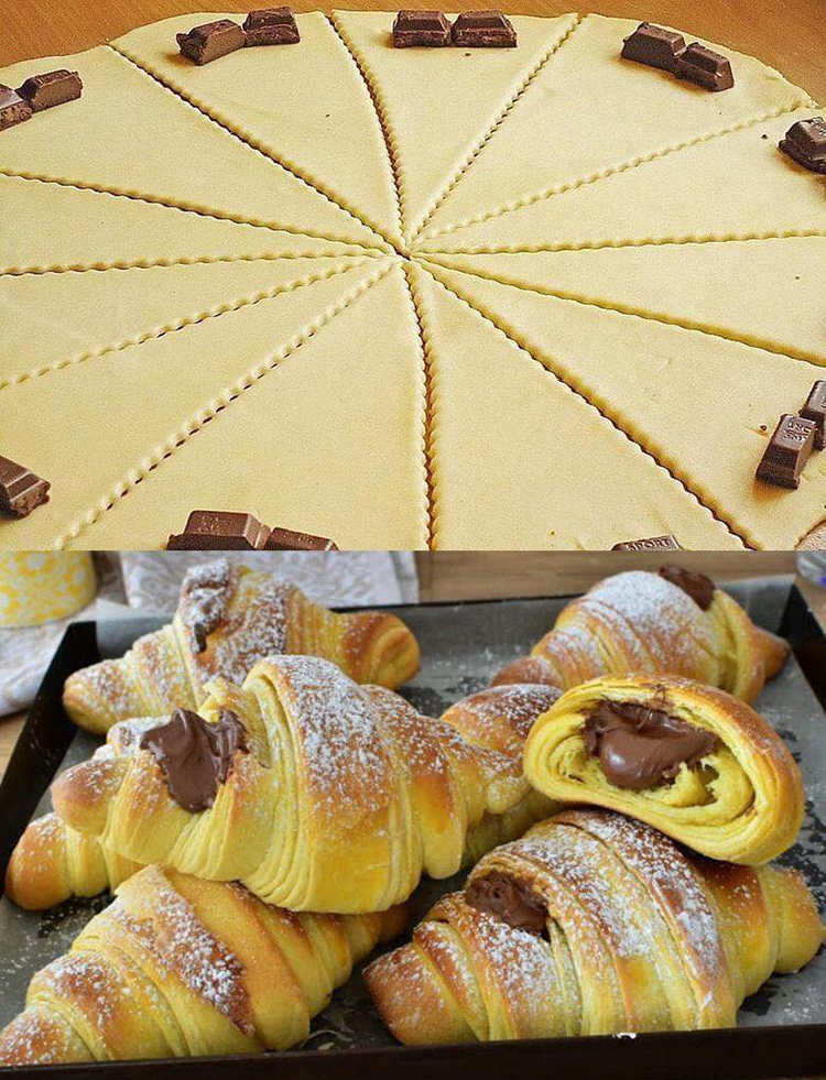 SUPER softe und fluffige Schokohörnchen