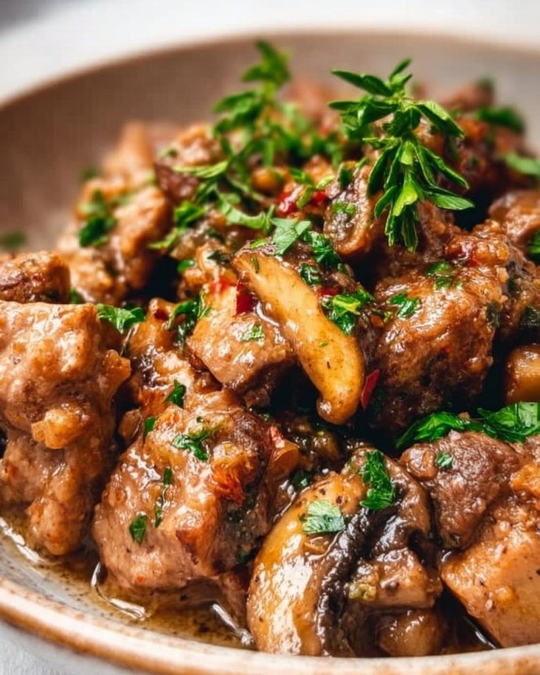 Würzfleisch – herzhaftes DDR-Klassiker-Rezept mit Fleisch & Champignons