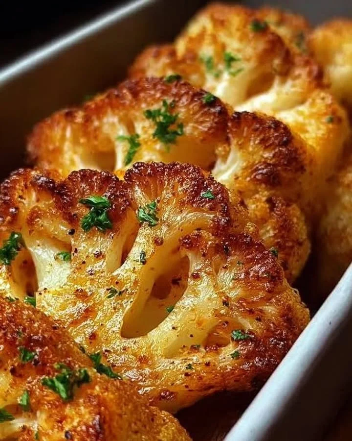 Leckeres Rezept für Backofen Blumenkohl, besser als Fleisch!