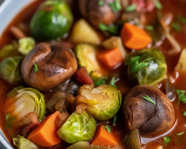 Rosenkohleintopf met Hackbällchen - een heerlijk en voedzaam gerecht