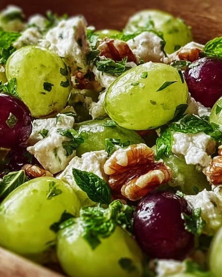 Grüner Trauben-Salat mit Feta