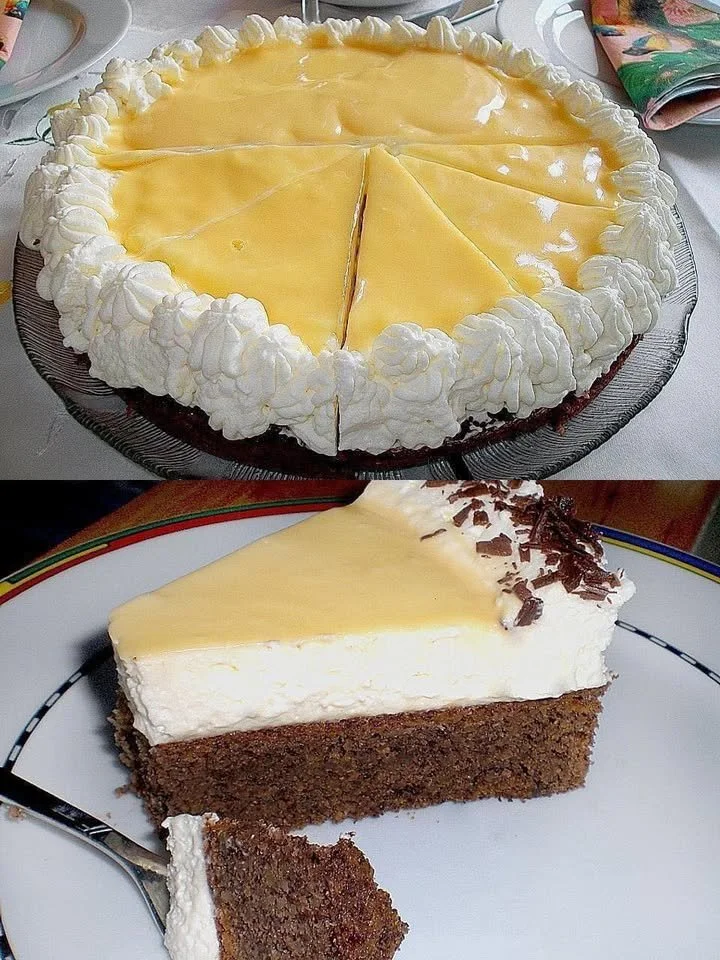 Eierlikörtorte ohne Mehl mit dekadenter Creme und süßem Eierlikör