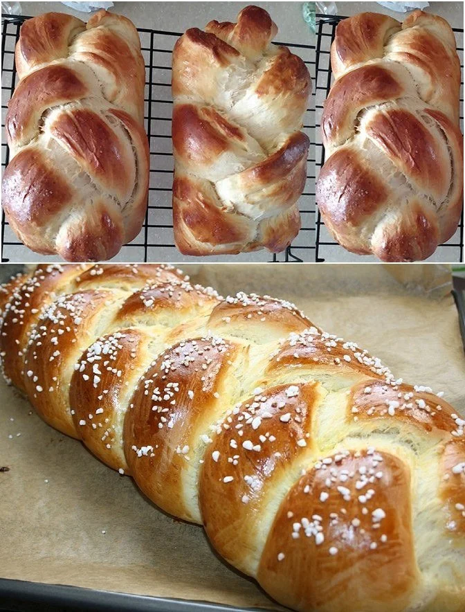 Frisch gebackener Hefezopf wie beim Bäcker, köstlich und fluffig