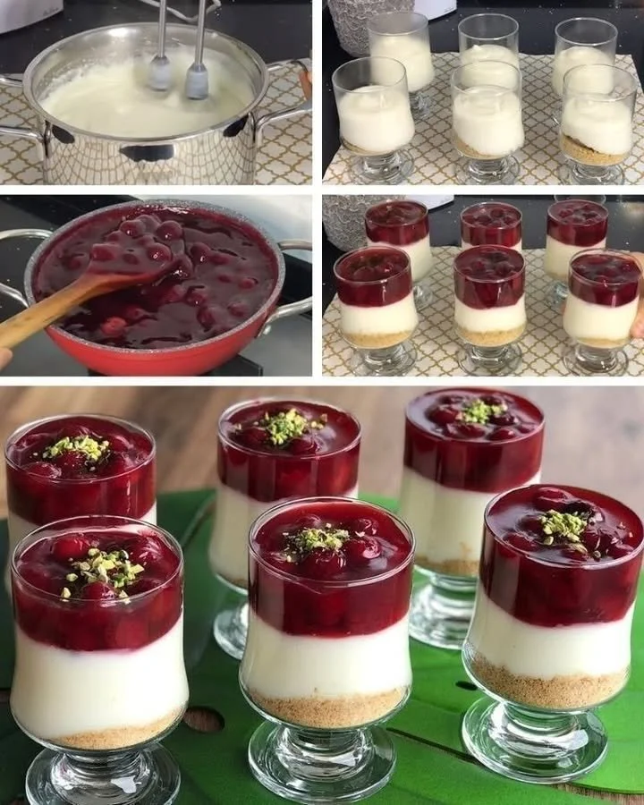 Käsekuchen im Glas - ein einfaches und leckeres Dessert-Rezept