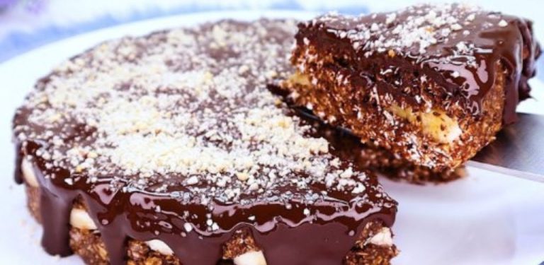 Bananen-Schoko-Haferdessert (ohne Zucker!)