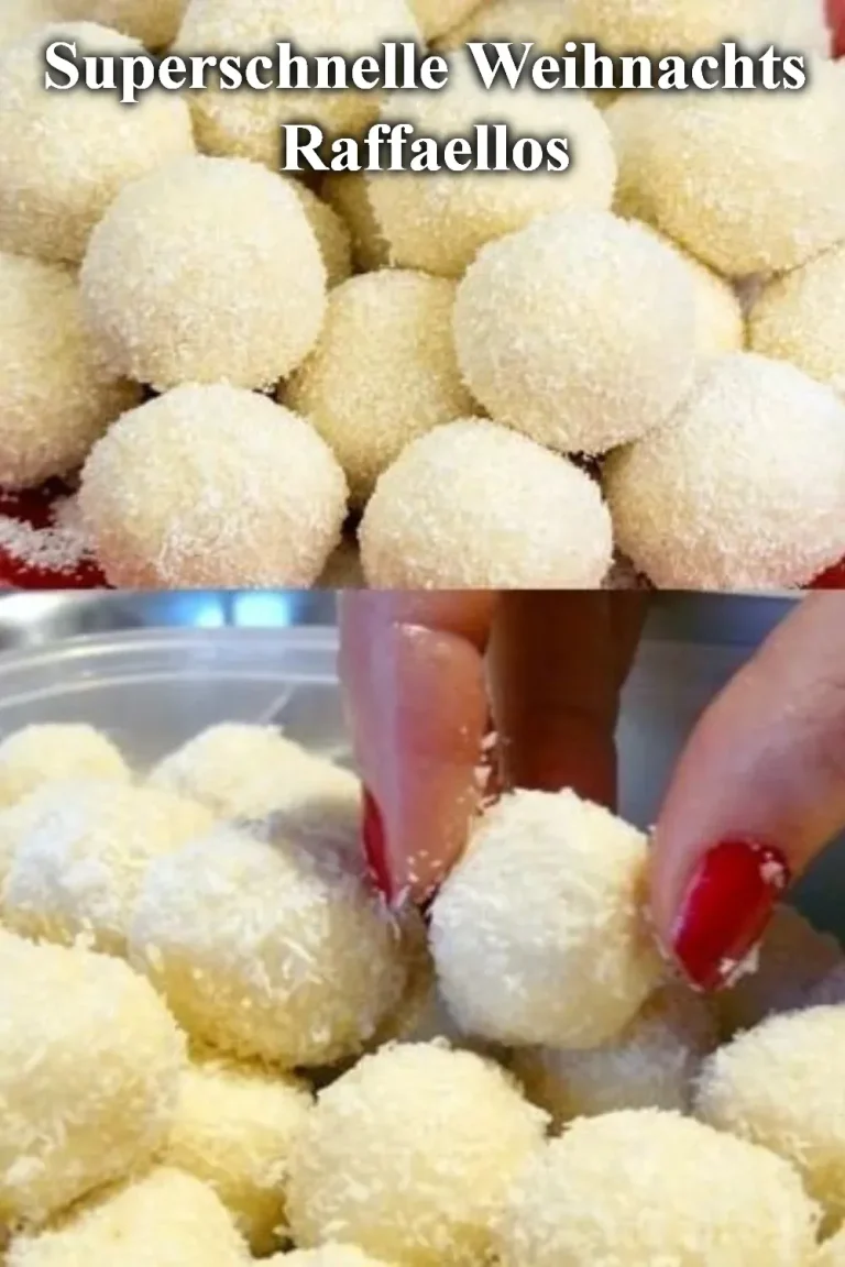 Superschnelle Weihnachts Raffaellos