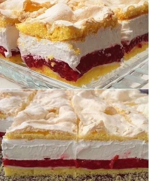 Himmel und Hölle Kuchen mit Schokoladen- und Vanille-schichten