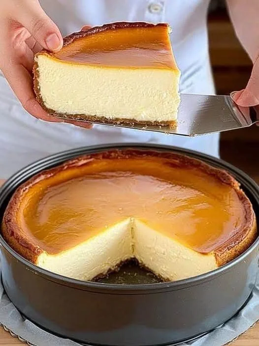 Leckerer Quarkkuchen mit cremiger Füllung und zartem Boden in einem schönen Stück.