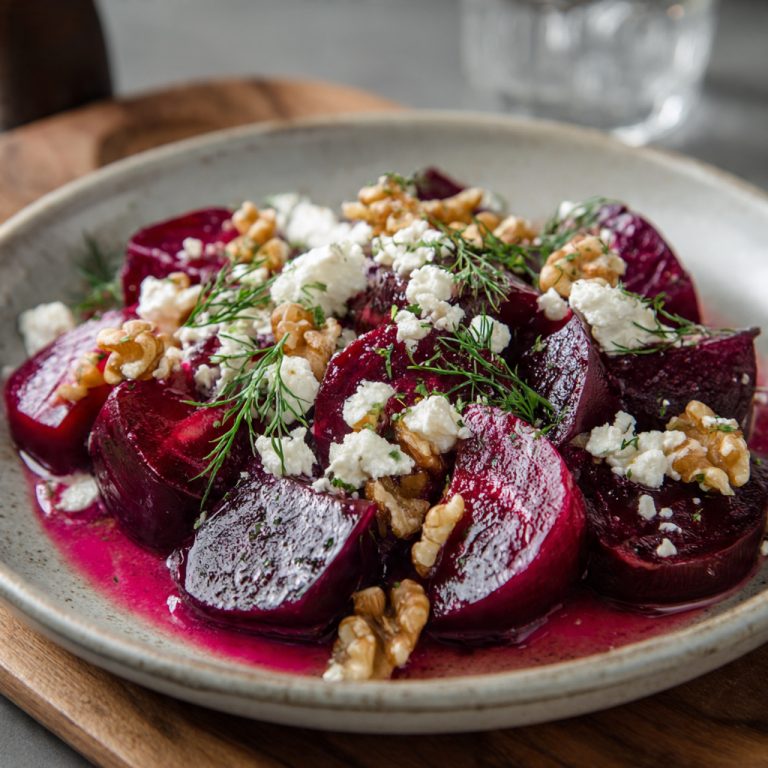🥗💖 Rote-Bete-Salat mit Feta und Walnüssen – gesunder Power-Salat in nur 15 Minuten