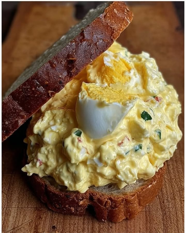 Cremiges Eiersalat-Sandwich