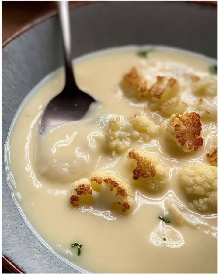 Blumenkohlsuppe mit Sahne