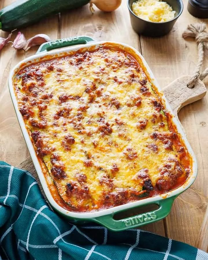 Zucchini-Lasagne mit Hackfleisch