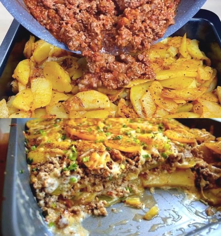 Kartoffel-Hackfleisch-Auflauf