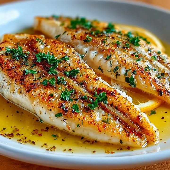 Goldbrassenfilets in Zitronenbutter