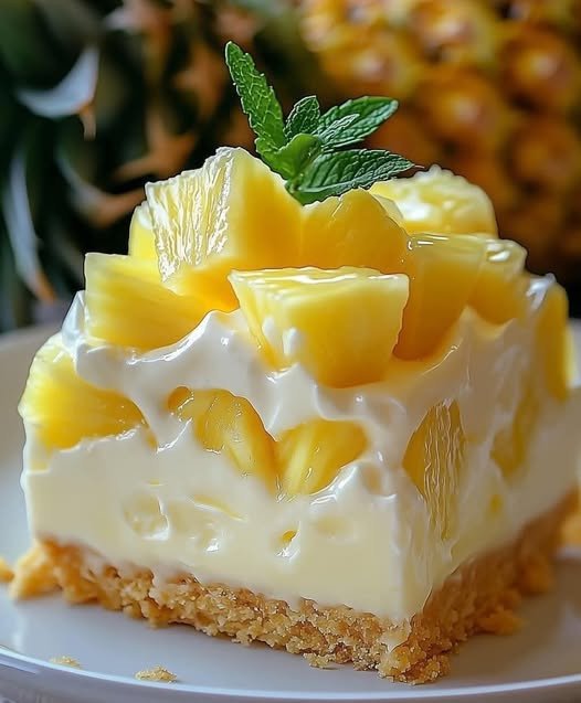 Einfache Schritte für ein supercremiges Ananas-Dessert ohne Backen