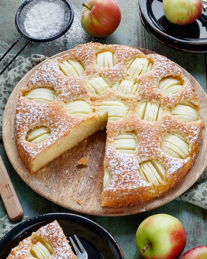 Versunkener Apfelkuchen