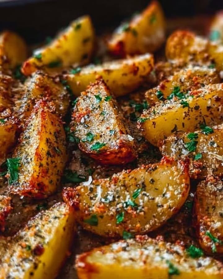 Parmesan-Kartoffeln aus dem Ofen