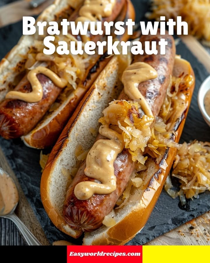 Bratwurst mit Sauerkraut