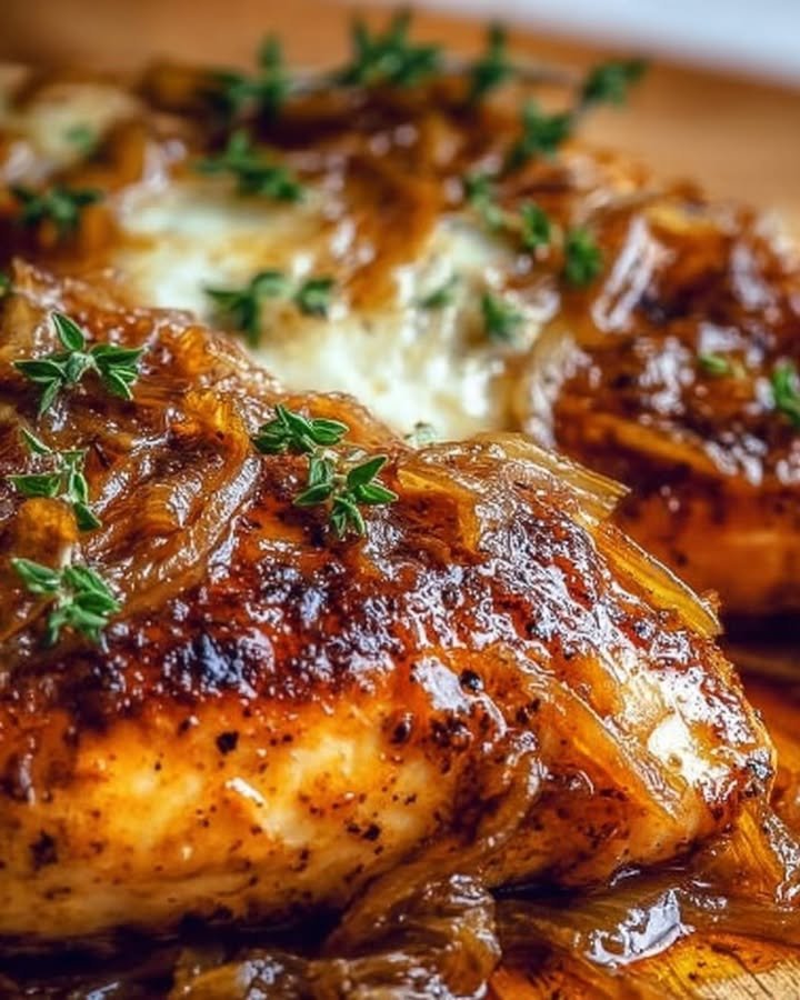 Zwiebel-Hühnchenbrust