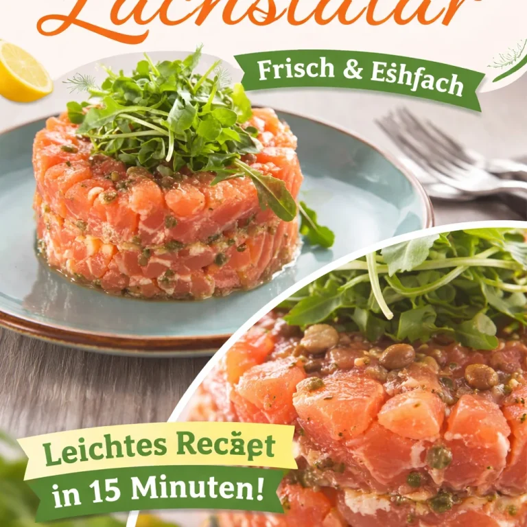 Verschiedene Varianten von Lachs-Tartar auf einem eleganten Teller