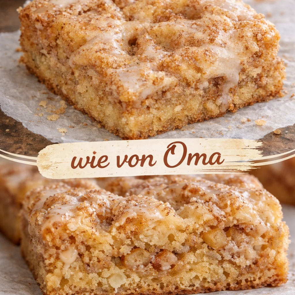 Leckerer Apfel-Zimt-Nusskuchen mit frischen Äpfeln und Gewürzen