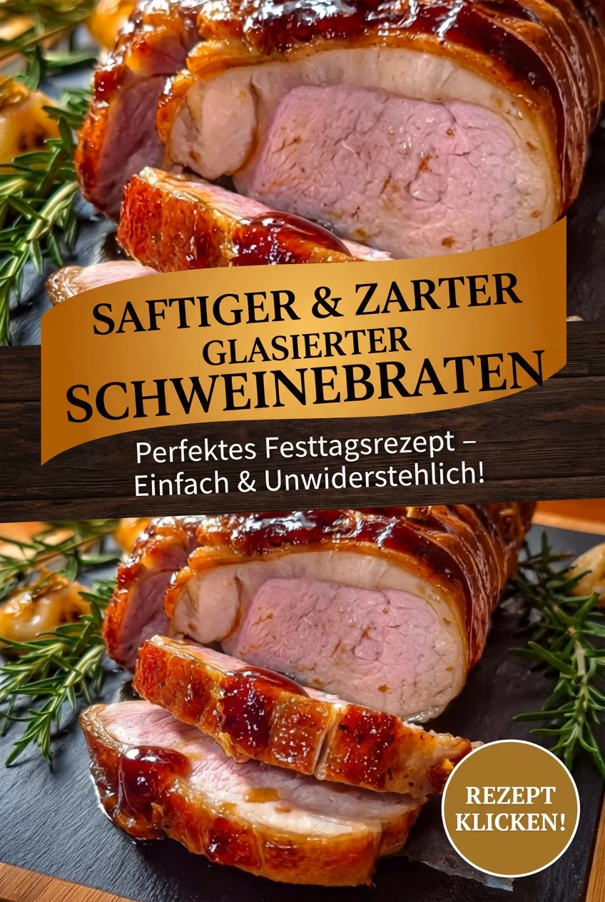 Schweinebraten mit Honigmarinade