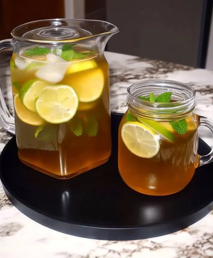 Energiegeladenes Detox-Getränk für eine natürliche Entgiftung und Gesundheit.