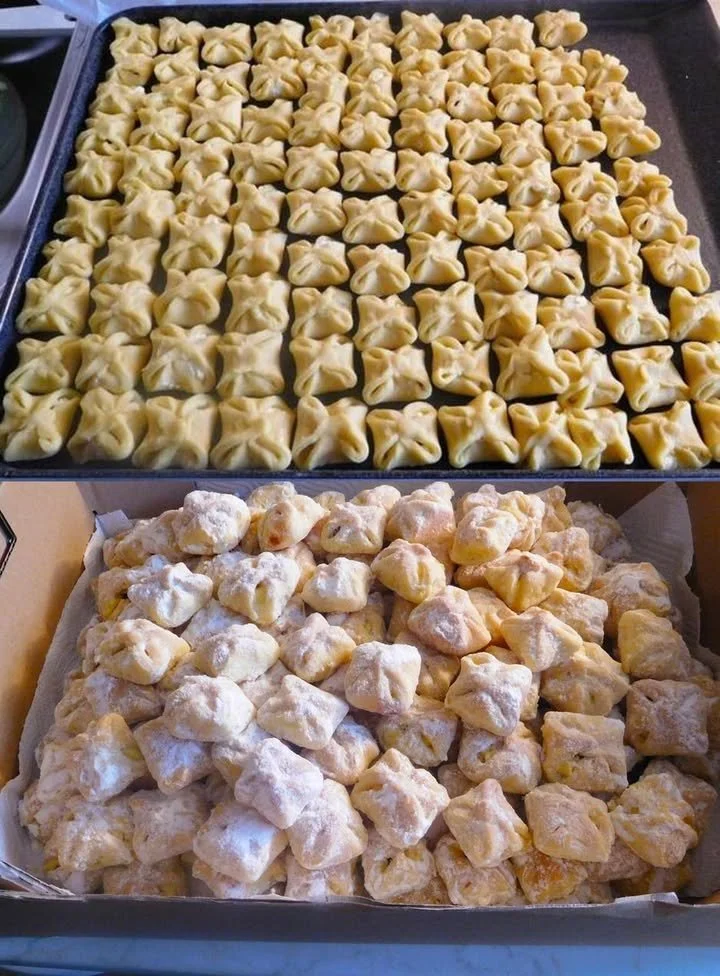 Eine Auswahl von verschiedenen leckersten Kekse auf einem schönen Teller.