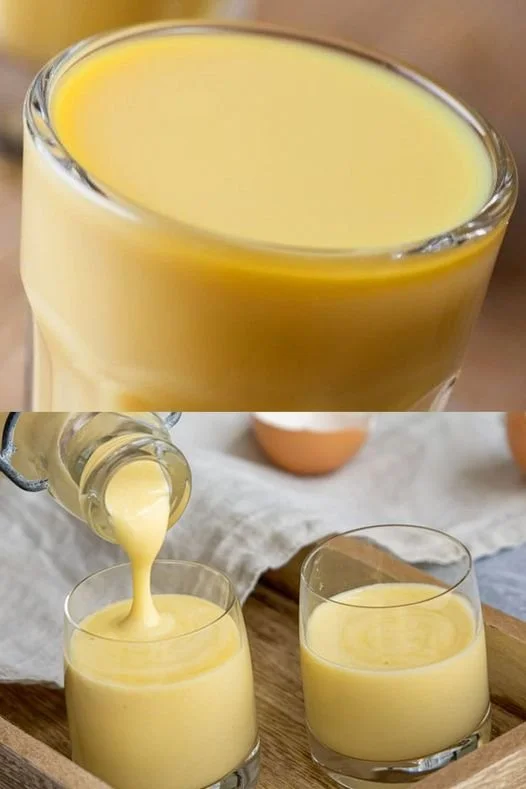 Traditioneller Eierlikör aus der DDR in einer eleganten Glasflasche