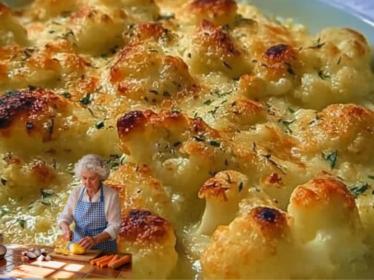 Einfacher Blumenkohlauflauf Rezept mit Käse und Kartoffeln